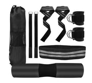 Fitness Dumbbell Weightlifting Belt Tension Band