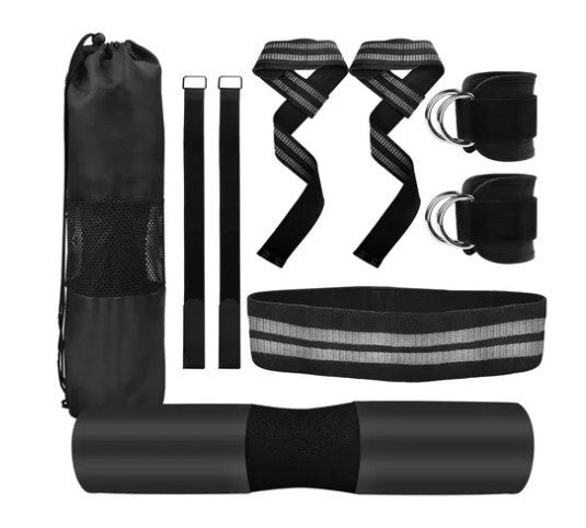 Fitness Dumbbell Weightlifting Belt Tension Band
