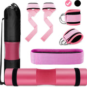 Fitness Dumbbell Weightlifting Belt Tension Band